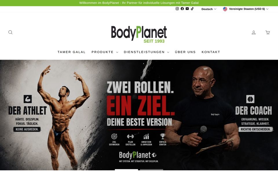 BodyPlanet — Ein Shop für Supplements, ein System fürs Coaching