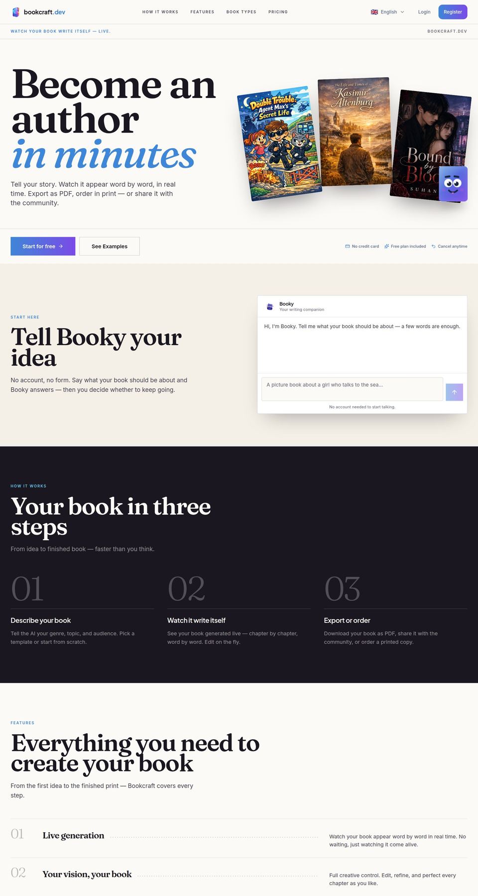 KRAFT Bookcraft — bookcraft.dev