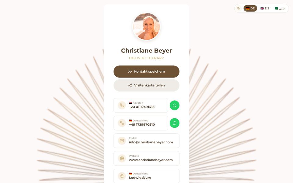 VCard — Ein Tipp, und der Kontakt ist im Handy